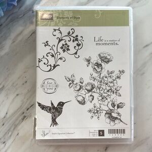Stampin Up Elements of Style Stamp Set Shelli’s Signature Collection